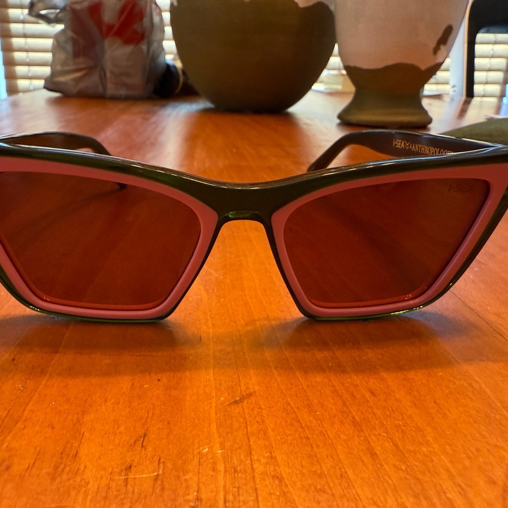 I-Sea x Anthropologie Rosy Colorblock Sunglasses - Picture 2 of 7